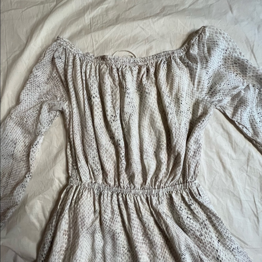 The Jetset Diaries Python Off Shoulder Mini Dress… - image 8